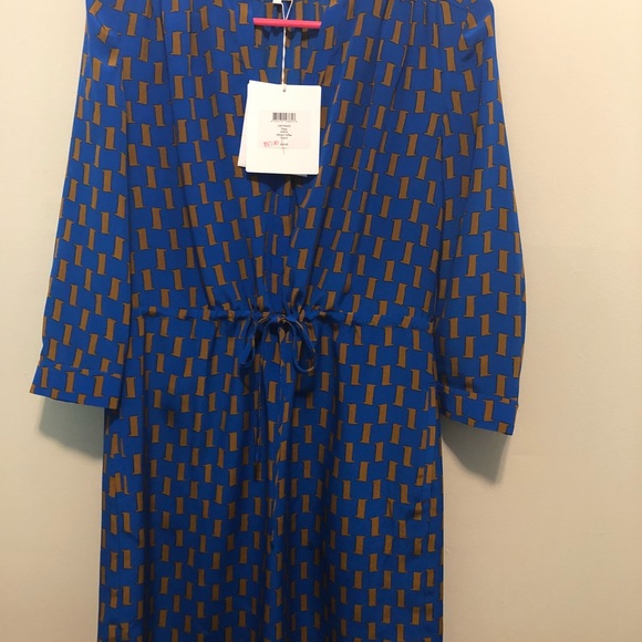 Dvf drawstring patterned dress - Picture 5 of 6